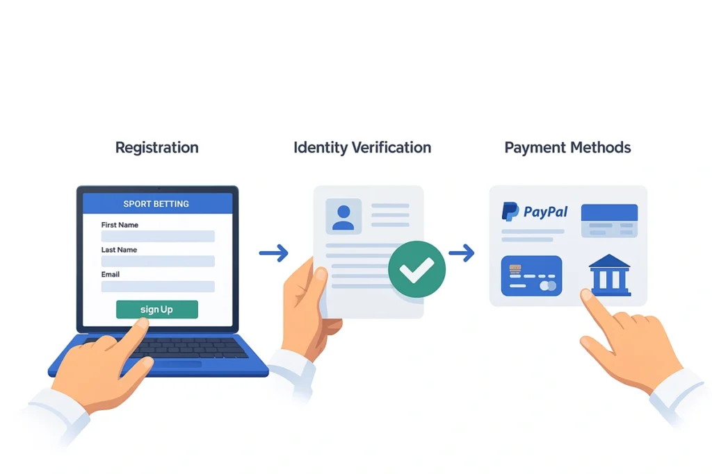 Sichere Registrierung bei Sportwetten-Anbietern mit Verifizierung und Datenschutz